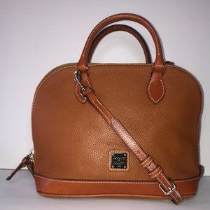 Dooney & Bourke Domed Pebble Leather Satchel